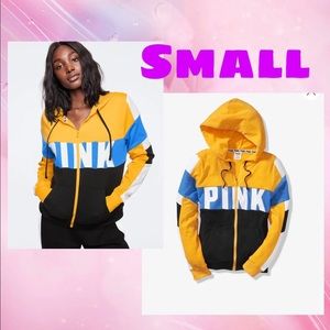 VS Pink Perfect Full Zip SMALL NEW!